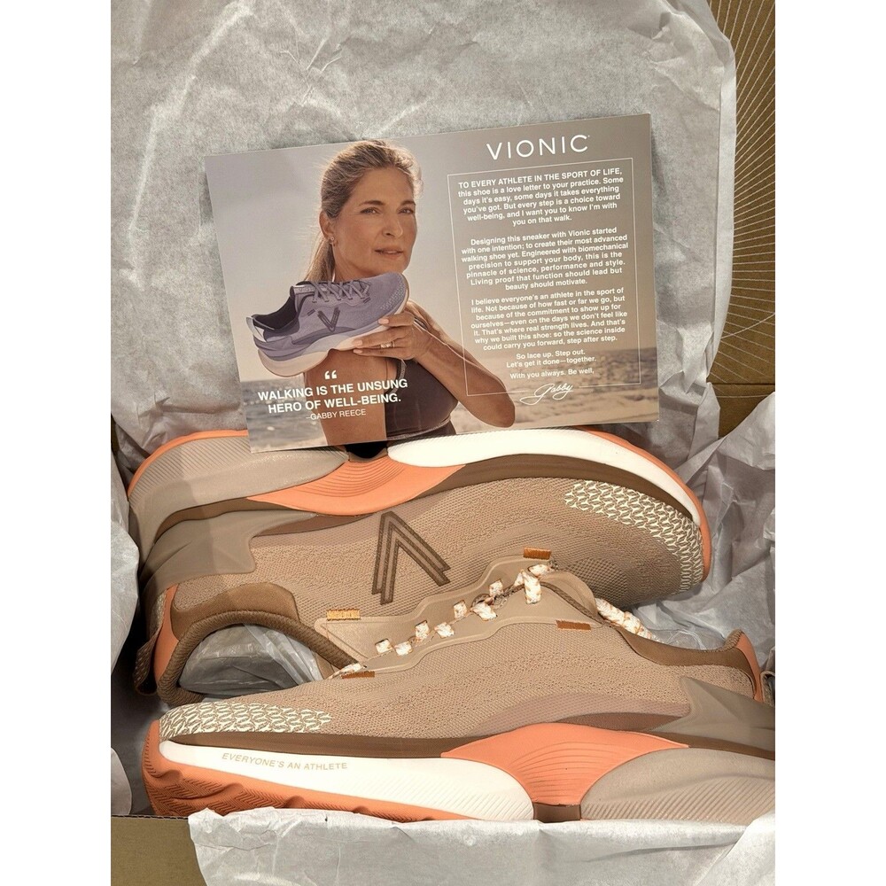 Vionic The Gabby Performance Walking Sneaker - Women’s 6.5 -Adobe Aloe - NIB - Picture 13 of 15